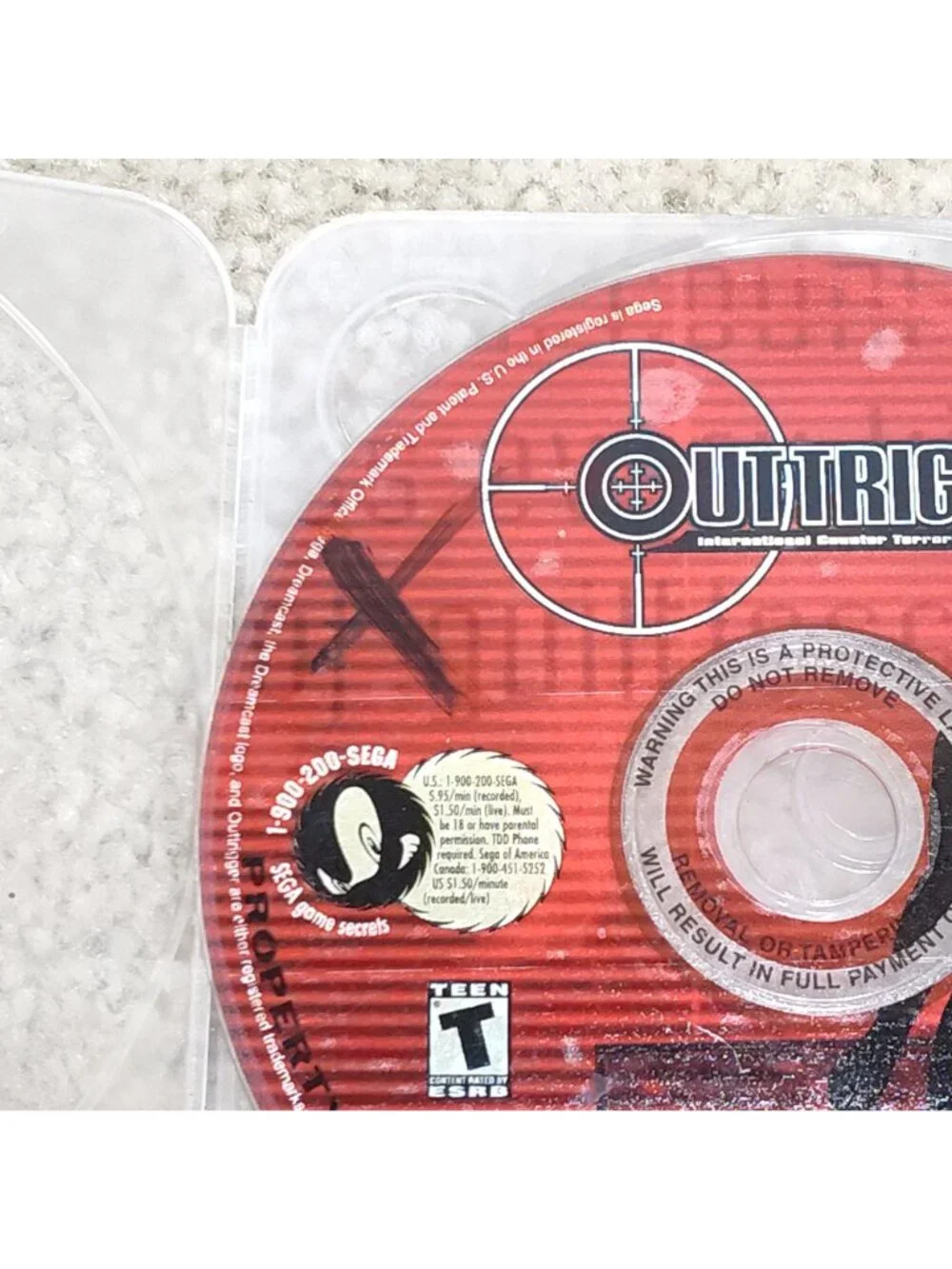 Sega Dreamcast Outtrigger AM2 Sega Arcade Arena FPS 51094 Standard Tested Works